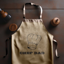 "Chef Pappa" Chef's Hat Typography Grilling