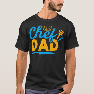 Chef Pappa Sous Chefs Culinary Kitchen Cooking BQ T Shirt