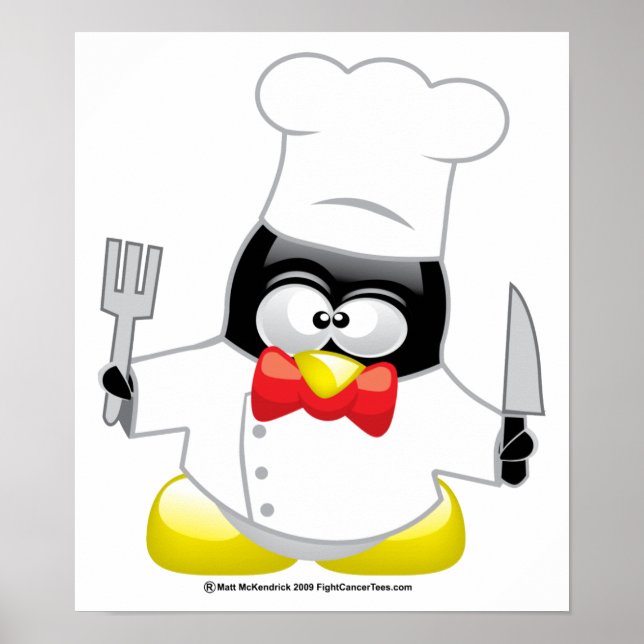 Chef Penguin Poster (Framsidan)
