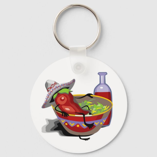 Chef Pepper Keychain Nyckelring (Framsida)