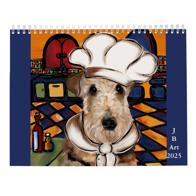 CHEF PET ART CALENDAR KALENDER (Baksida)