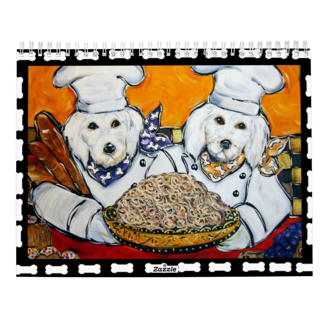 CHEF PET ART CALENDAR KALENDER (Baksida)