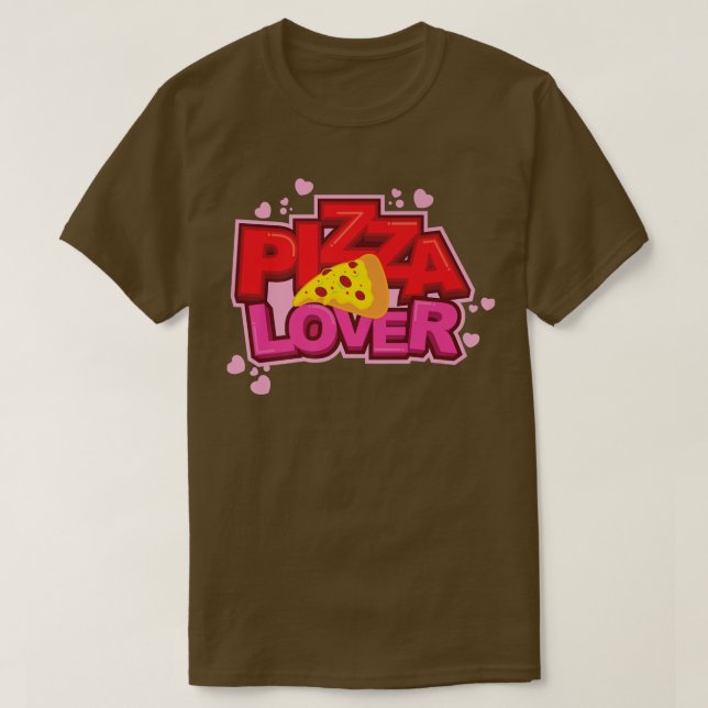Chef pizzarestaurang Pizza älskare T Shirt (Design framsida)