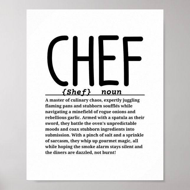 Chef Poster (Framsidan)
