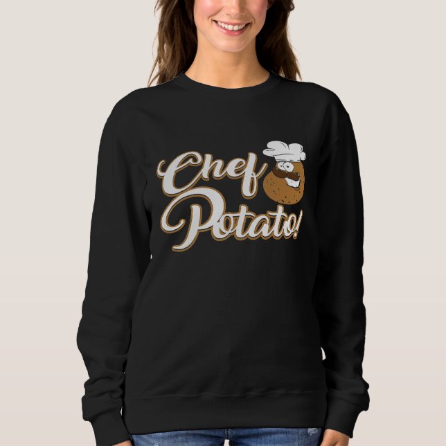 Chef Potato Cooking Cook T Shirt (Framsida)