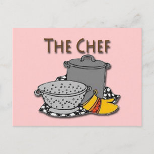 Chef Pots och pans Vykort