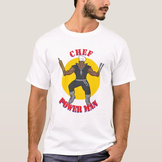 Chef Powerman T T-shirt (Framsida)
