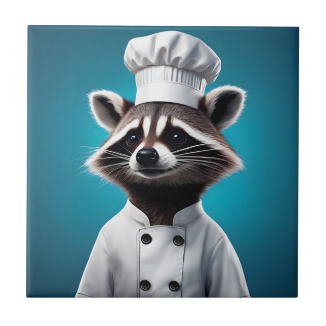 Chef Raccoon Kakelplatta (Framsidan)