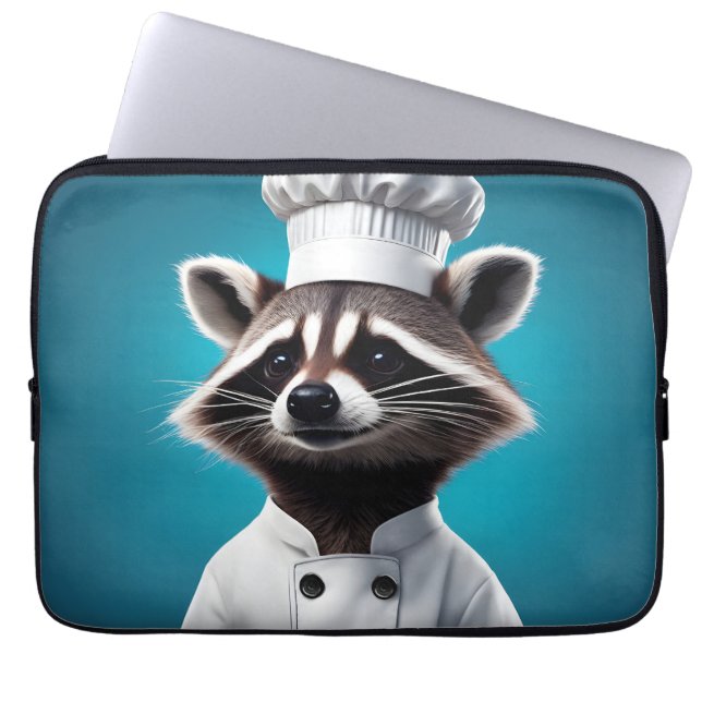 Chef Raccoon Laptop Fodral (Framsidan)