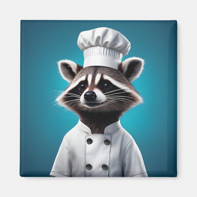 Chef Raccoon Magnet (Framsidan)