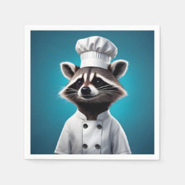 Chef Raccoon Pappersservett