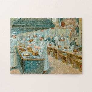 Chef Restaurang-Vintage Pussel