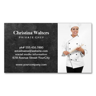 Chef   Restauranghanterare   CATERING Magnetiska Visitkort