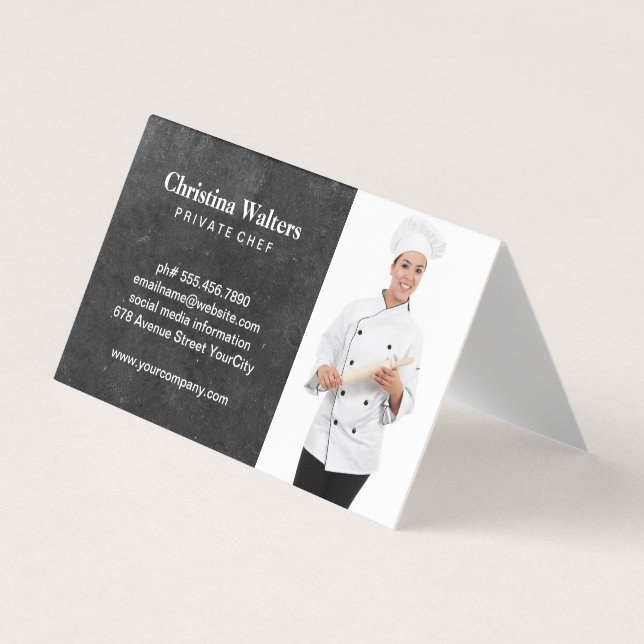 Chef | Restauranghanterare | CATERING Visitkort (Framsida)