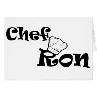 Chef Ron Hälsningskort
