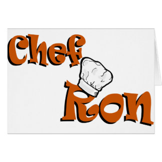 Chef Ron Hälsningskort