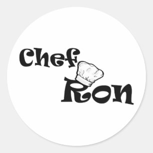 Chef Ron Runt Klistermärke