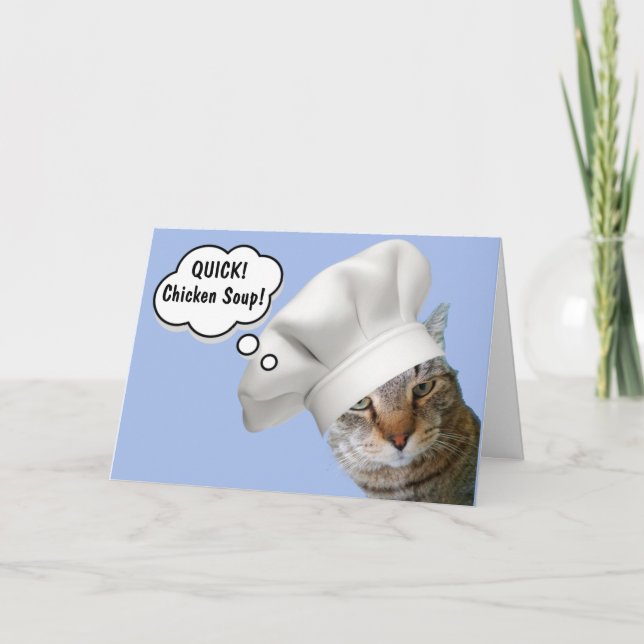 Chef Rupie Cat och Chicken Soppa kommer bra Kort (Framsida)