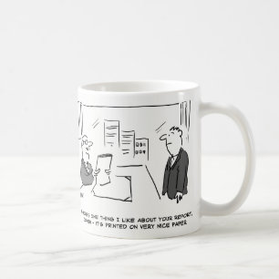 Chef säger att ett betänkande trycks på Nice-Pa Kaffemugg