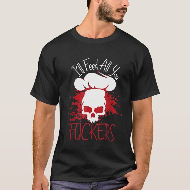 Chef Shirts for Culinary Cook Kitchen Chef Cuisine T Shirt (Framsida)