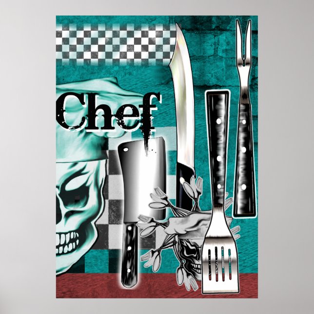 Chef Skull 4 Poster (Framsidan)