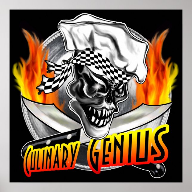 Chef Skull 5 Poster (Framsidan)