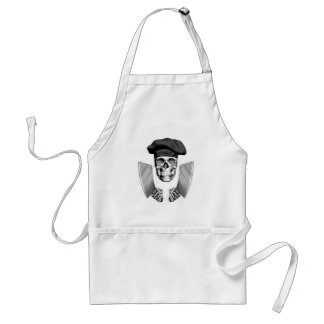 Chef Skull: Butcher Knivar Förkläde