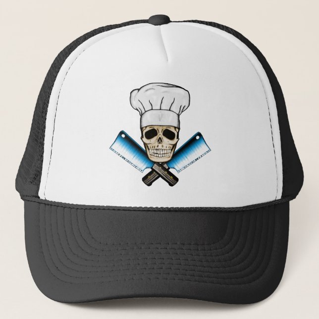 Chef_Skull_C1 Truckerkeps (Framsida)