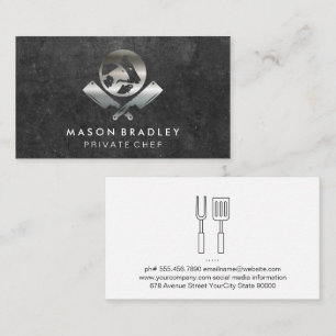 Chef Slaktare, Logotyp Visitkort