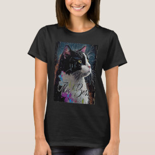 Chef Smoking Cat till Mamma Pappa T Shirt