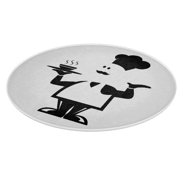 Chef som håller en skål av soppa (Hörn)