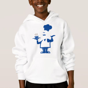 Chef som håller en skål av soppa t shirt