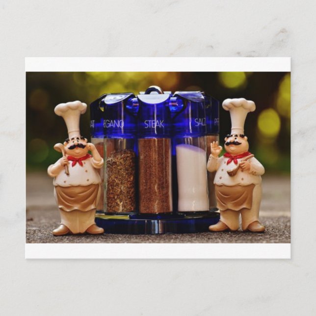 Chef-ställ Vykort (Framsida)