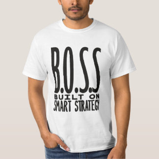 Chef Stavad På Smart Strategi Typografi Design T Shirt