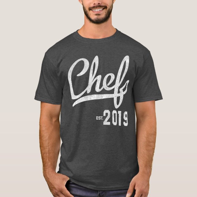 Chef Studenten Culinary School Studenten Gift T Shirt (Framsida)
