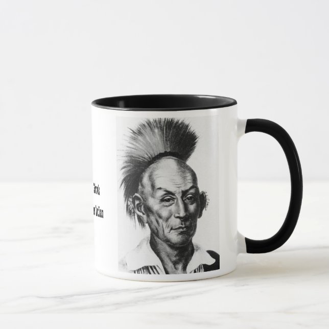 Chef svart hök mugg (Höger)