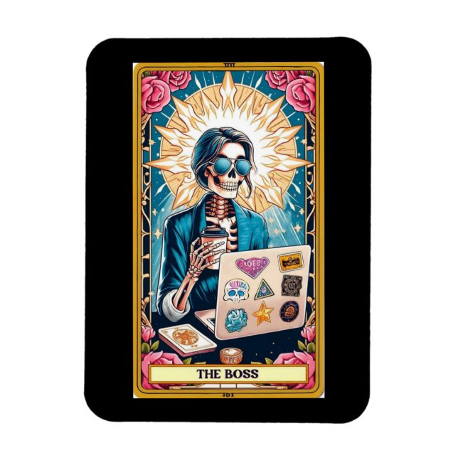 Chef-Tarot Card-magnet Magnet (Vertikal)