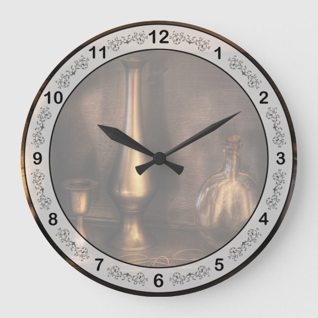 Chef - Tea - Tea pots Stor Klocka (Framsida)