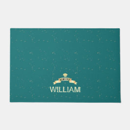 Chef teal namn Door Mat