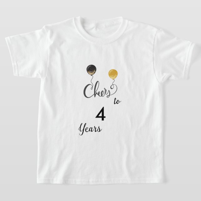 Chef till 4 år t shirt (Laydown)