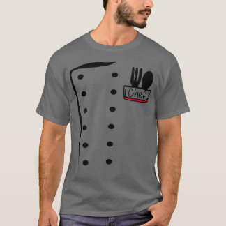 Chef Uniform Funny Cook CostumeT-Shirt T Shirt