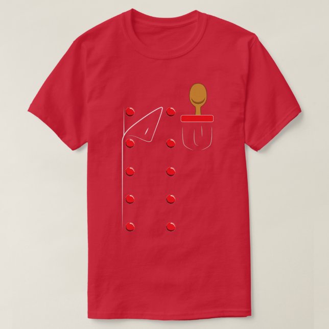 Chef Uniform Jacka Fau Cook Cooking T Shirt (Design framsida)