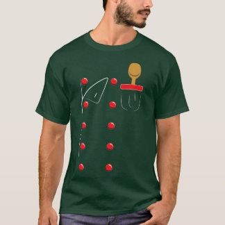 Chef Uniform Jacka Faux Cook CookingT-Shirt T Shirt