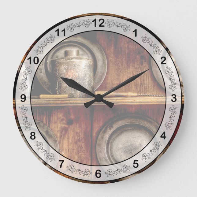 Chef - Utensils - I skåpet Stor Klocka (Framsida)