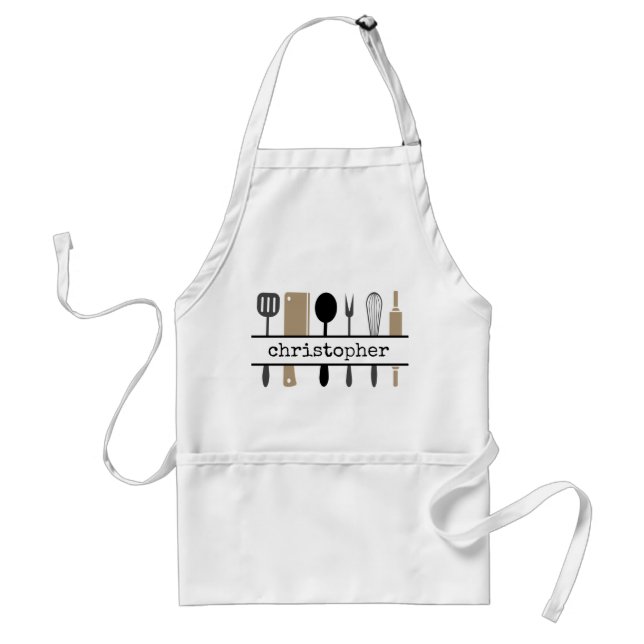 Chef Utensils Personlig Förkläde (Framsidan)