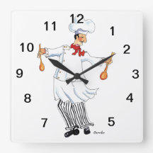 Chef Wall Clock