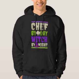 Chef Witch by Natt Design Halloween Chef Hoodie