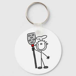Chef with Spatula Nyckelring