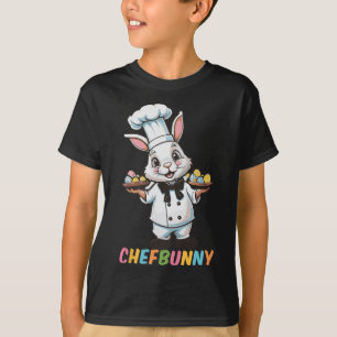 Chefbunny Cook Hare Funny Påsk Day Manar Women Eas T Shirt