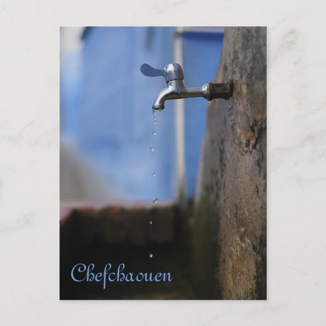 Chefchaouen, Marocko. Vykort (Framsida)